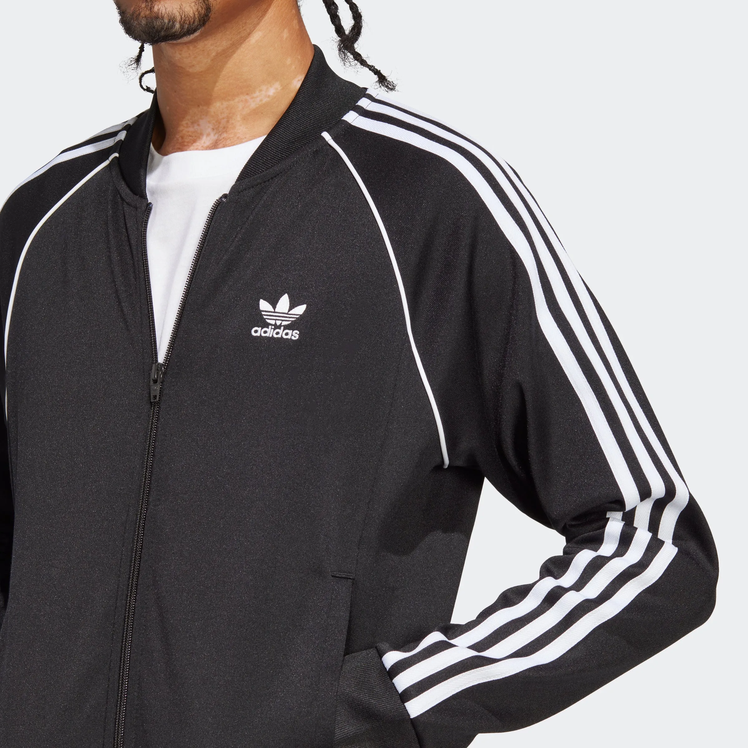 Men's adidas Originals Adicolor Classics SST Track Jacket Black