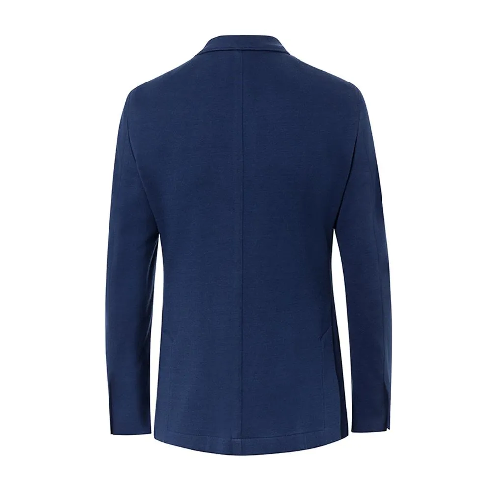 Men's Hackett, Double Face Cotton Stretch Jacket in Blue