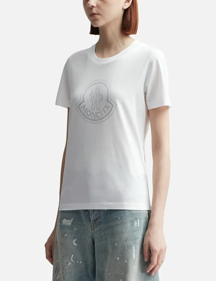 Moncler Crystal Logo T-shirt