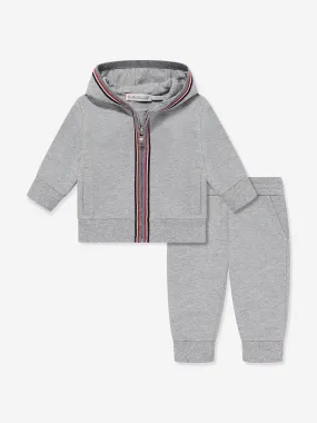 Moncler Enfant Baby Boys Cotton Tracksuit in Grey