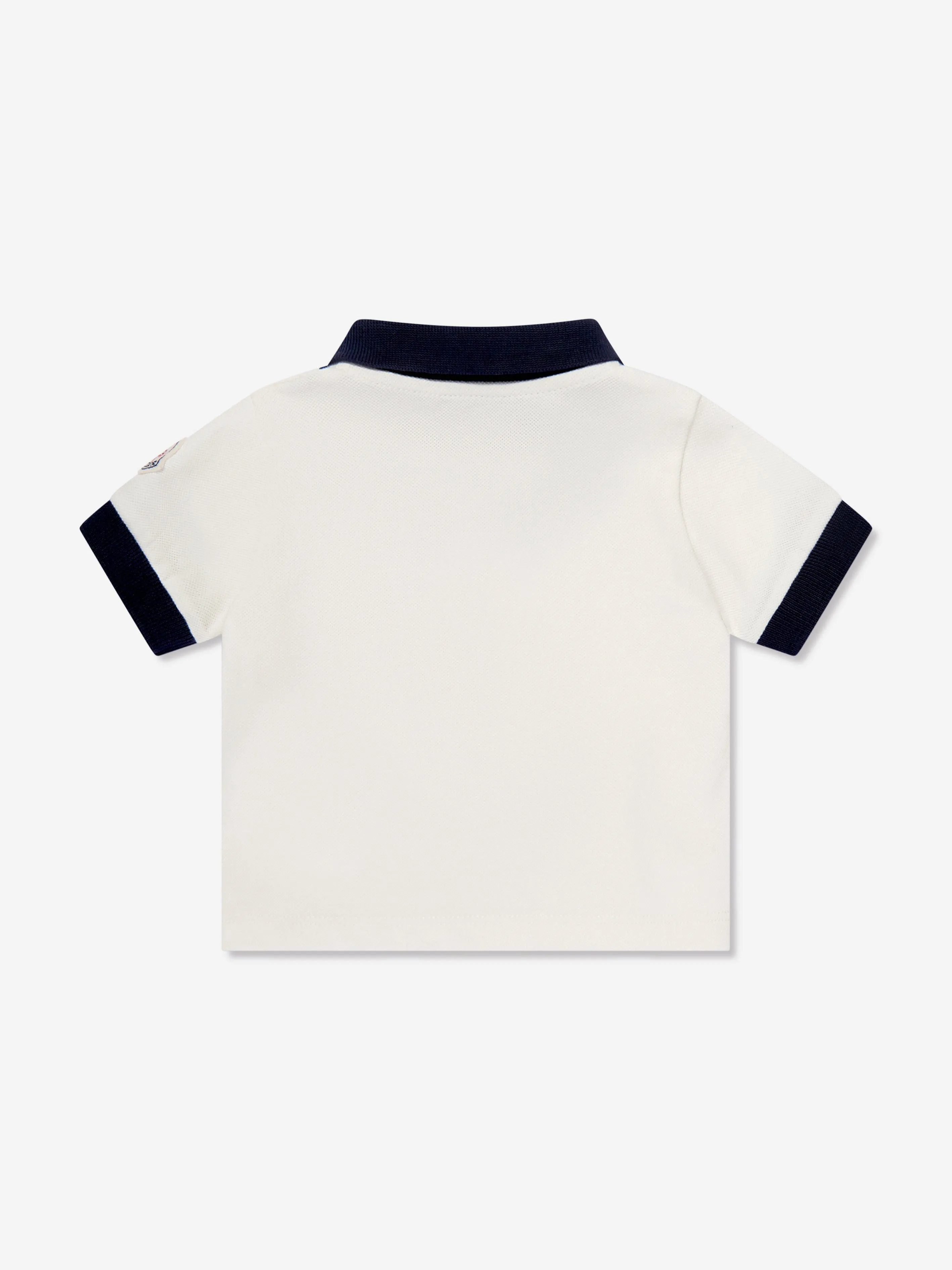 Moncler Enfant Baby Boys Logo Polo Shirt in White