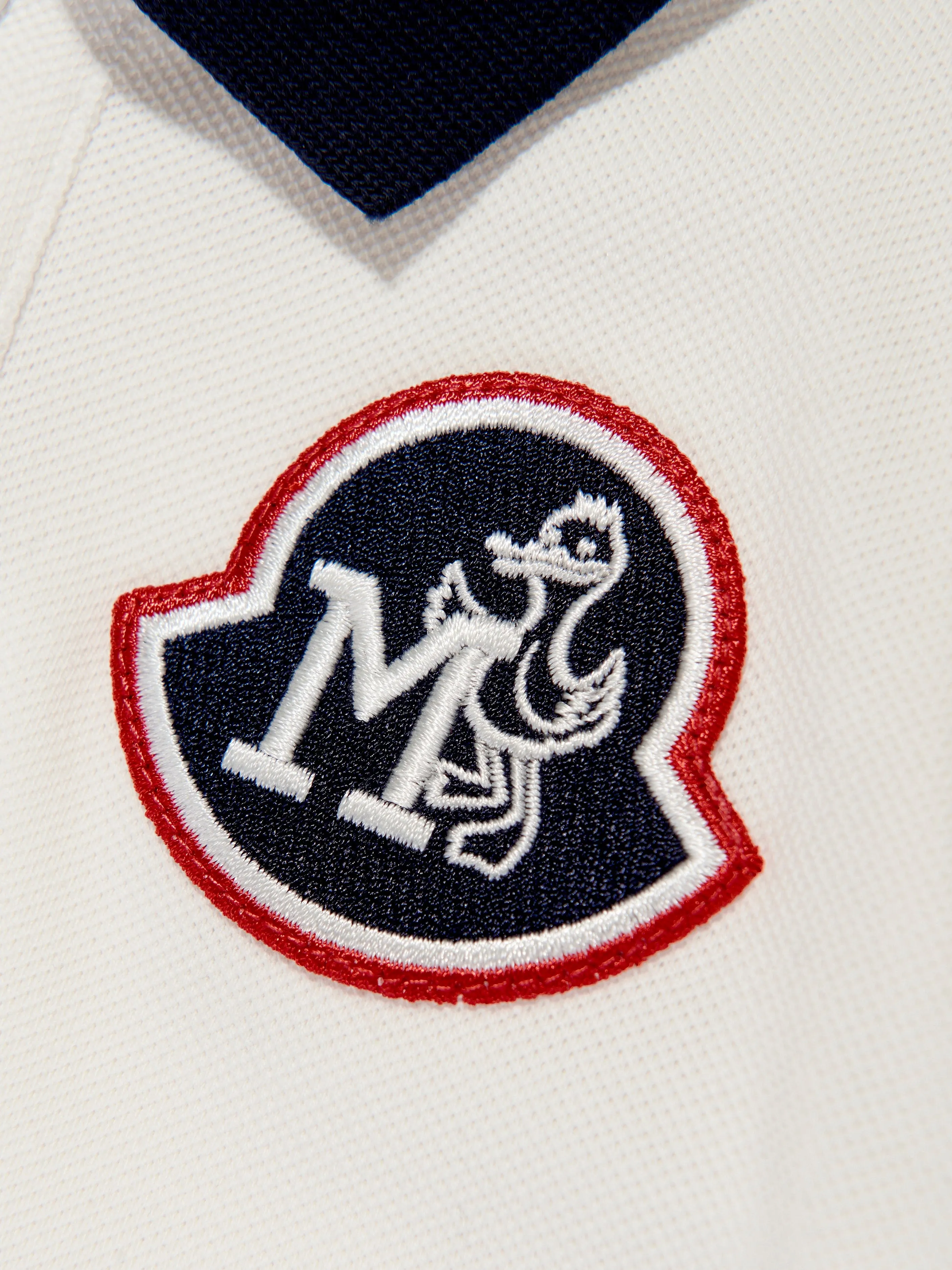 Moncler Enfant Baby Boys Logo Polo Shirt in White