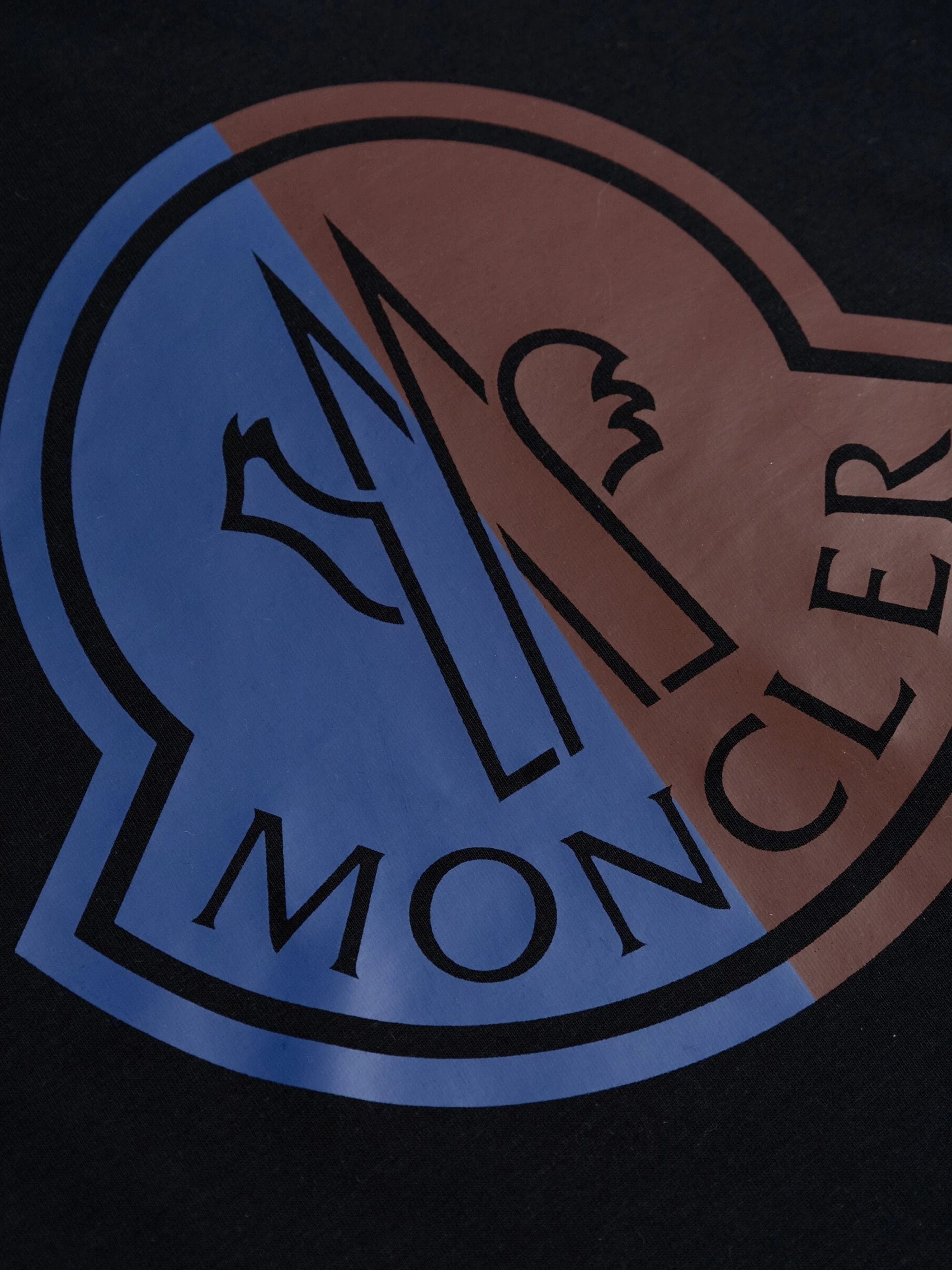 Moncler Enfant Boys Logo T-Shirt in Navy