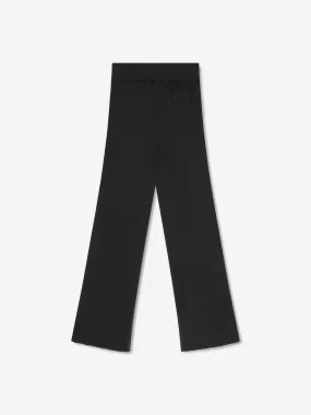 Moncler Enfant Girls Knitted Bottoms in Black