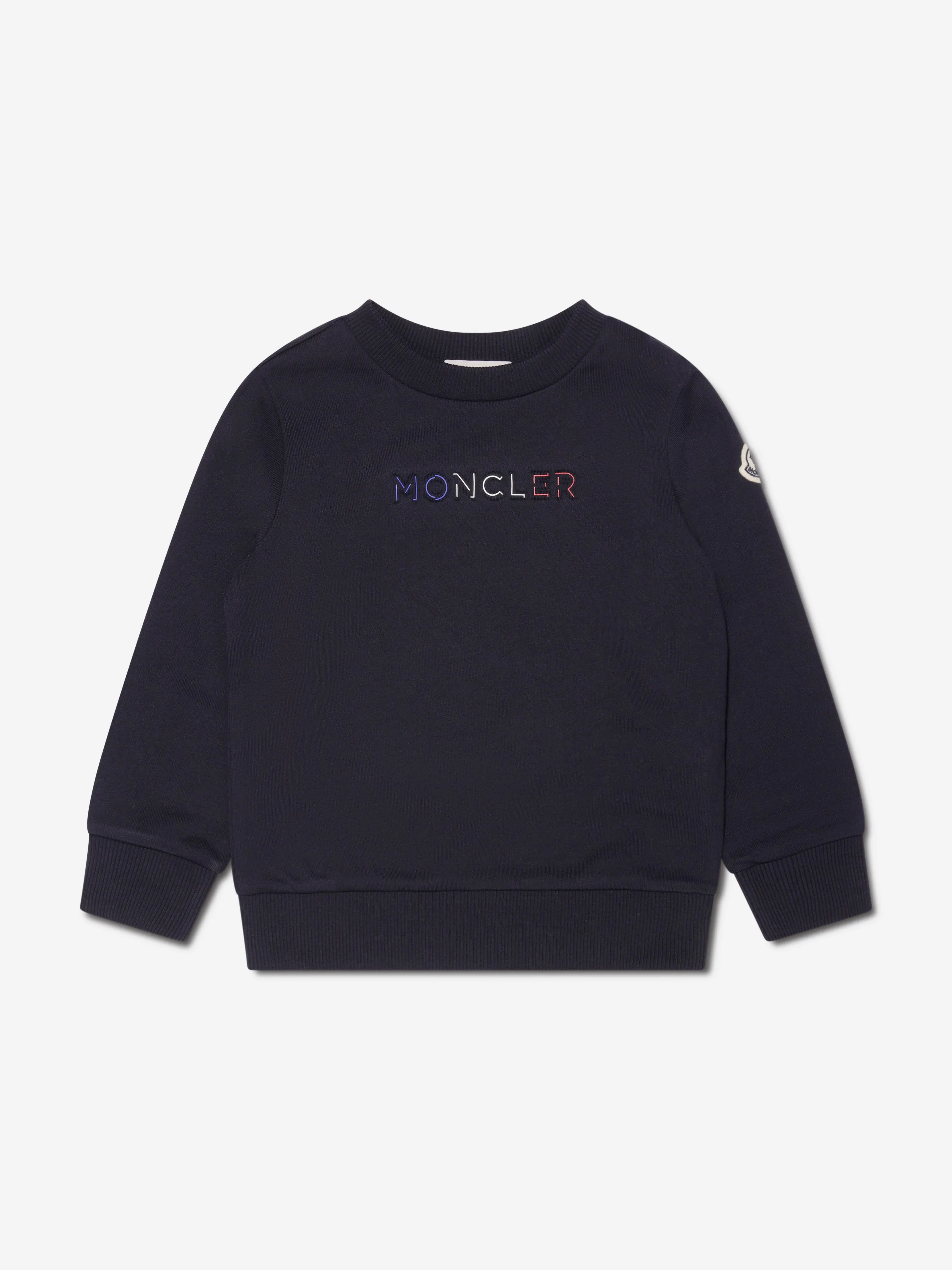 Moncler Enfant Kids Logo Sweatshirt in Navy