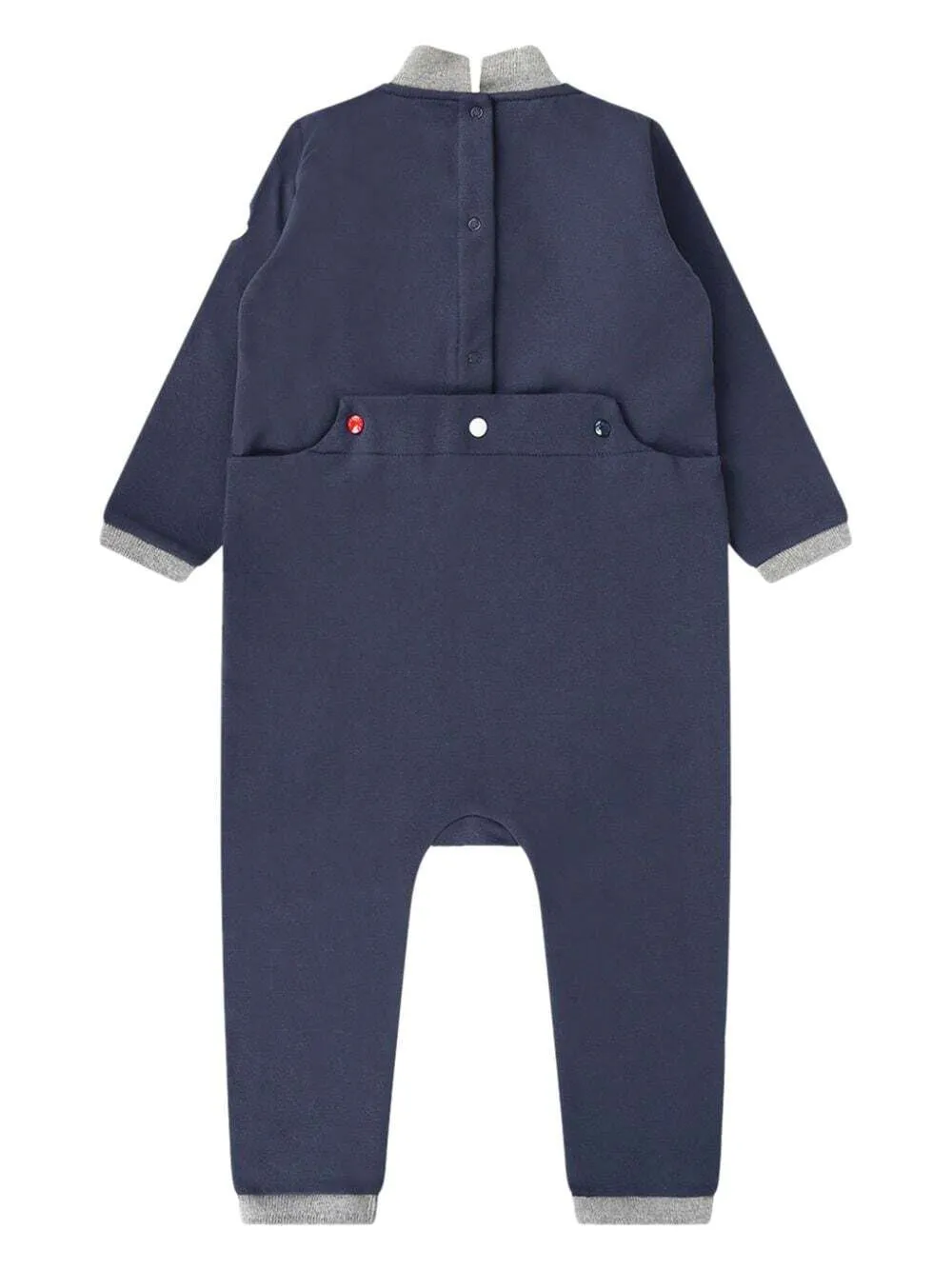 Moncler Enfant Ski Competition cotton romper - Blue