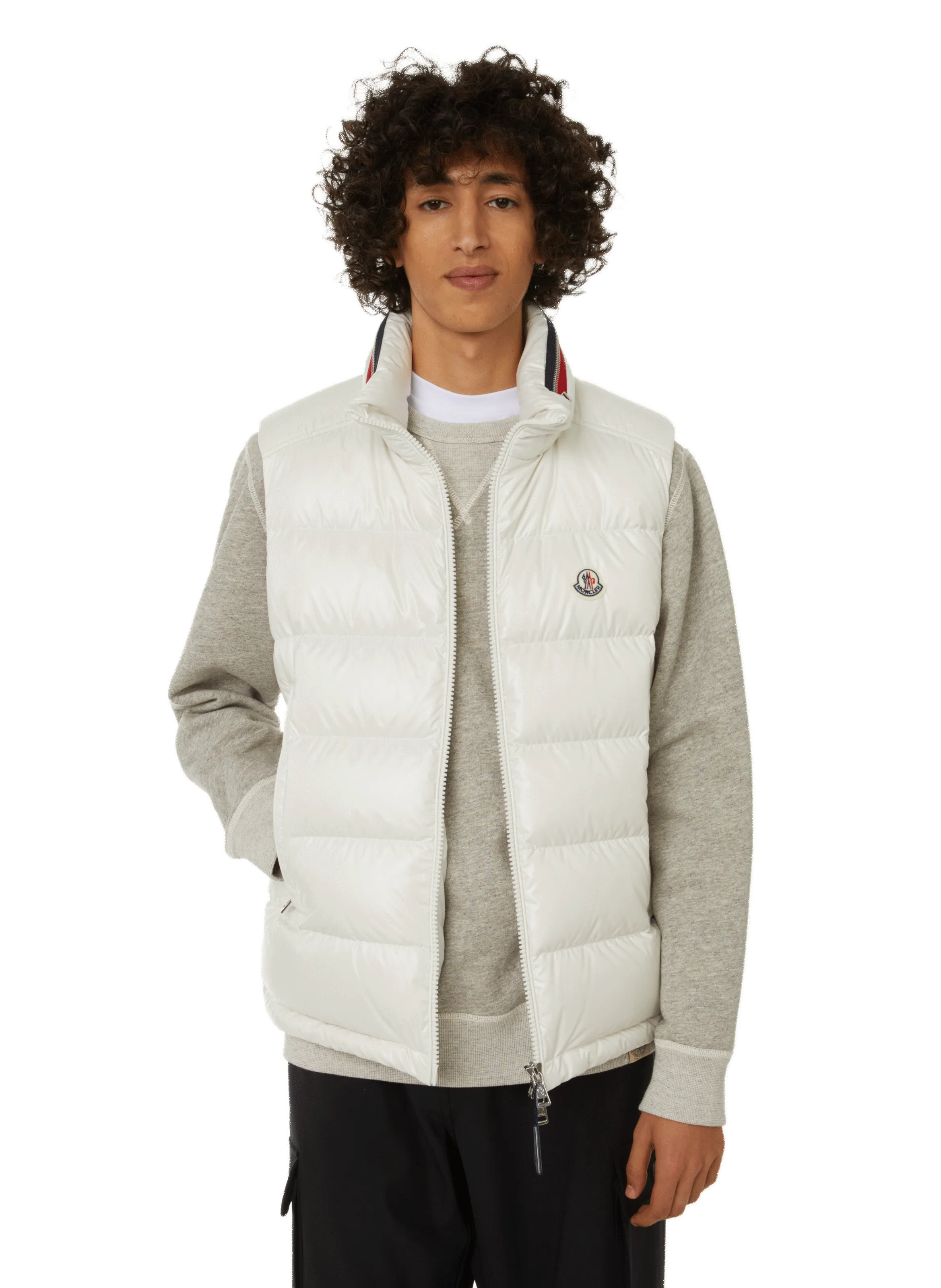 MONCLER  Gilet - White