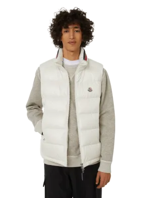 MONCLER  Gilet - White