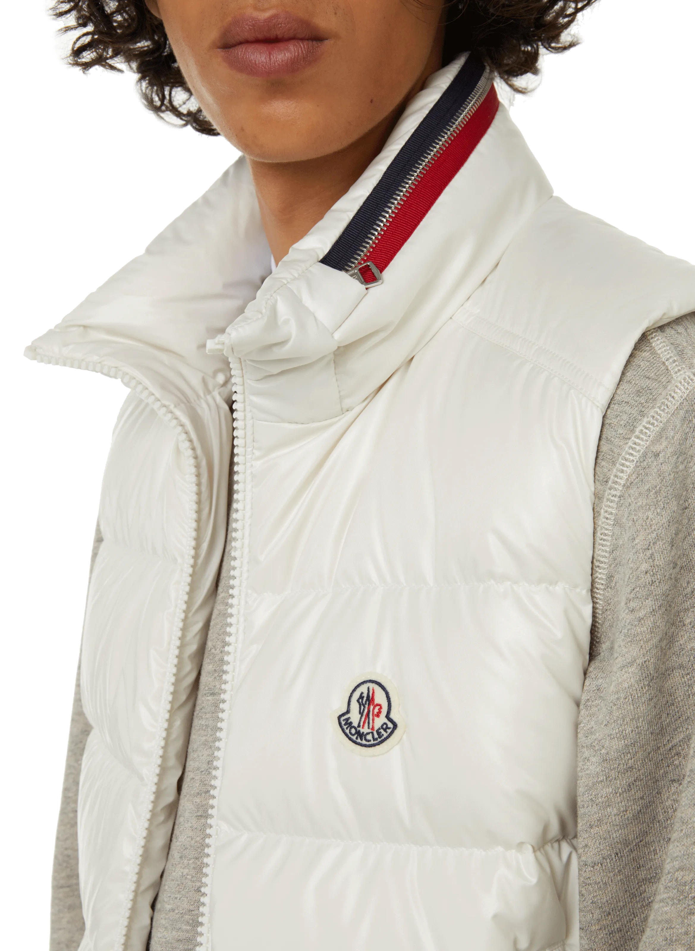 MONCLER  Gilet - White