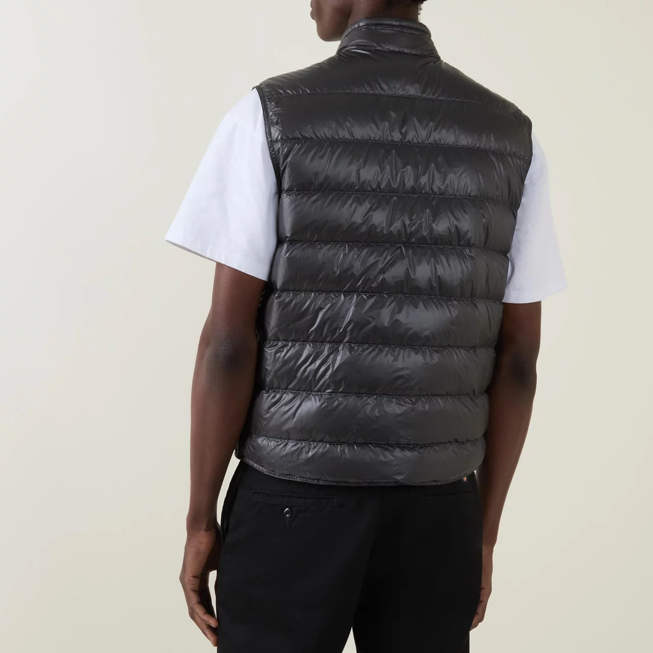 MONCLER Gui Lightweight Padded Gilet - Dark grey