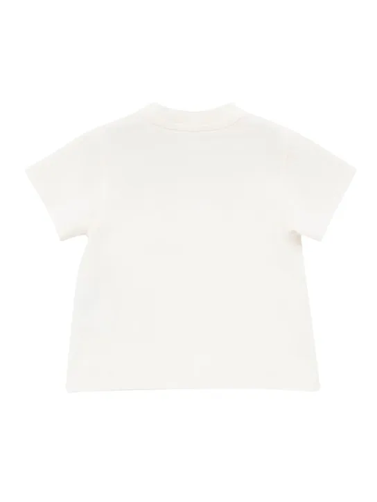 Moncler   Logo cotton blend t-shirt 