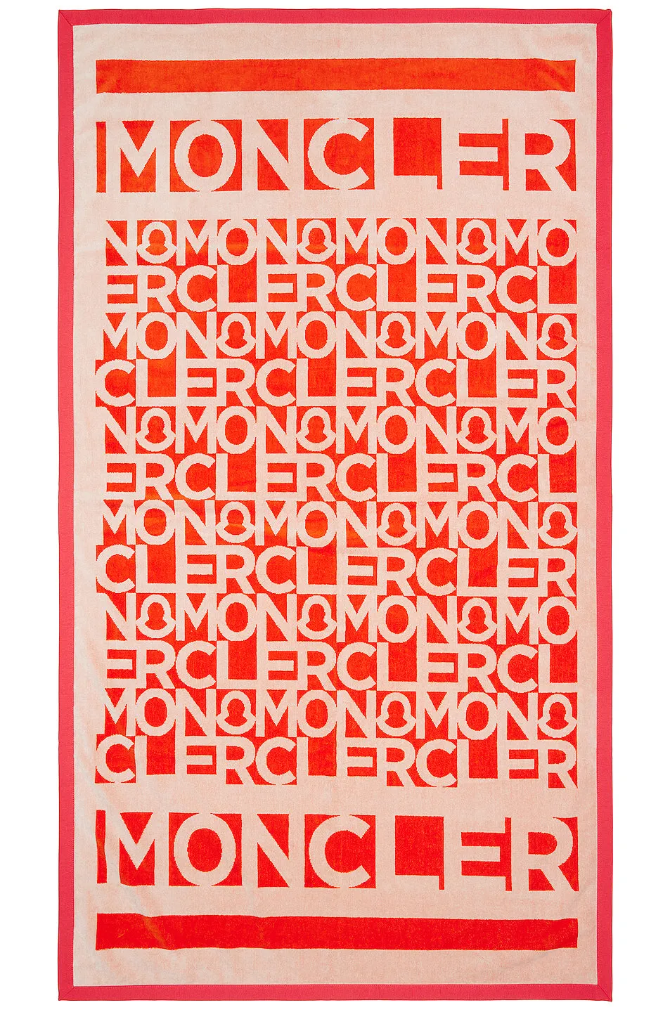 Moncler Logo Print Towel