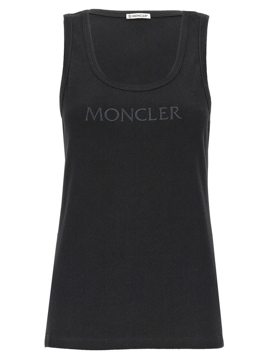 Moncler    Moncler Logo Embroidery Tank Top