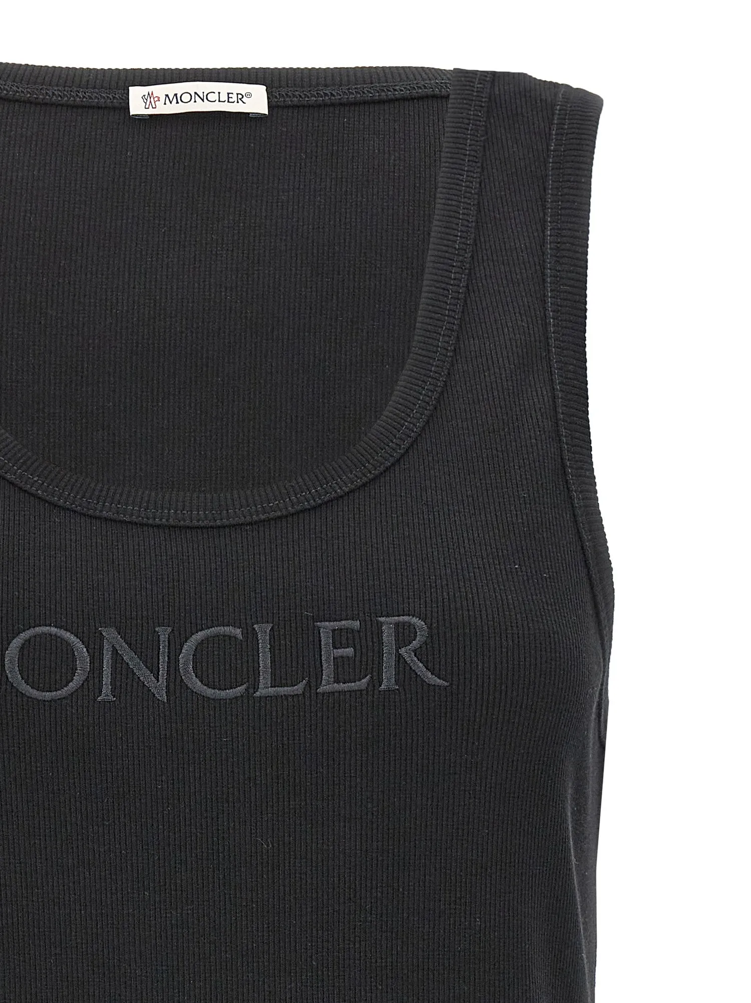 Moncler    Moncler Logo Embroidery Tank Top