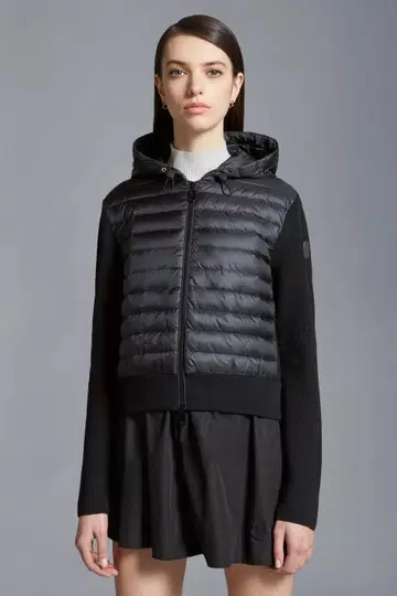 MONCLER  |Padded Wool Cardigan