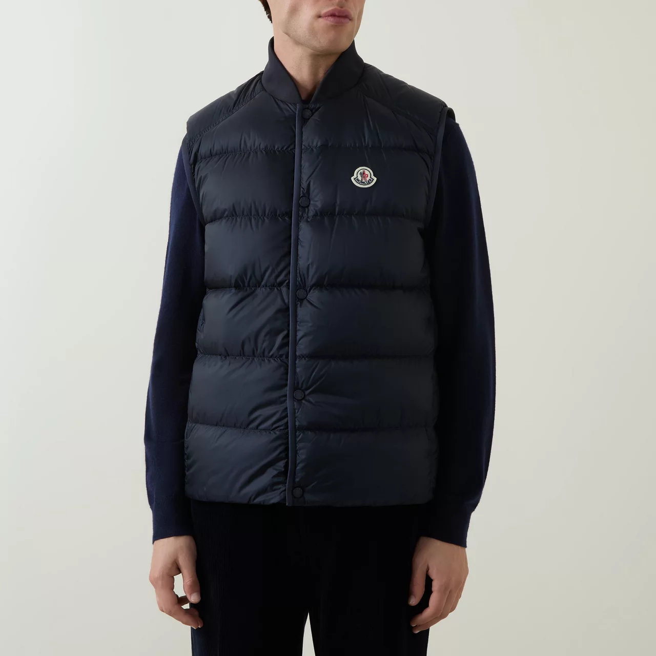 MONCLER Serot Padded Gilet - Navy