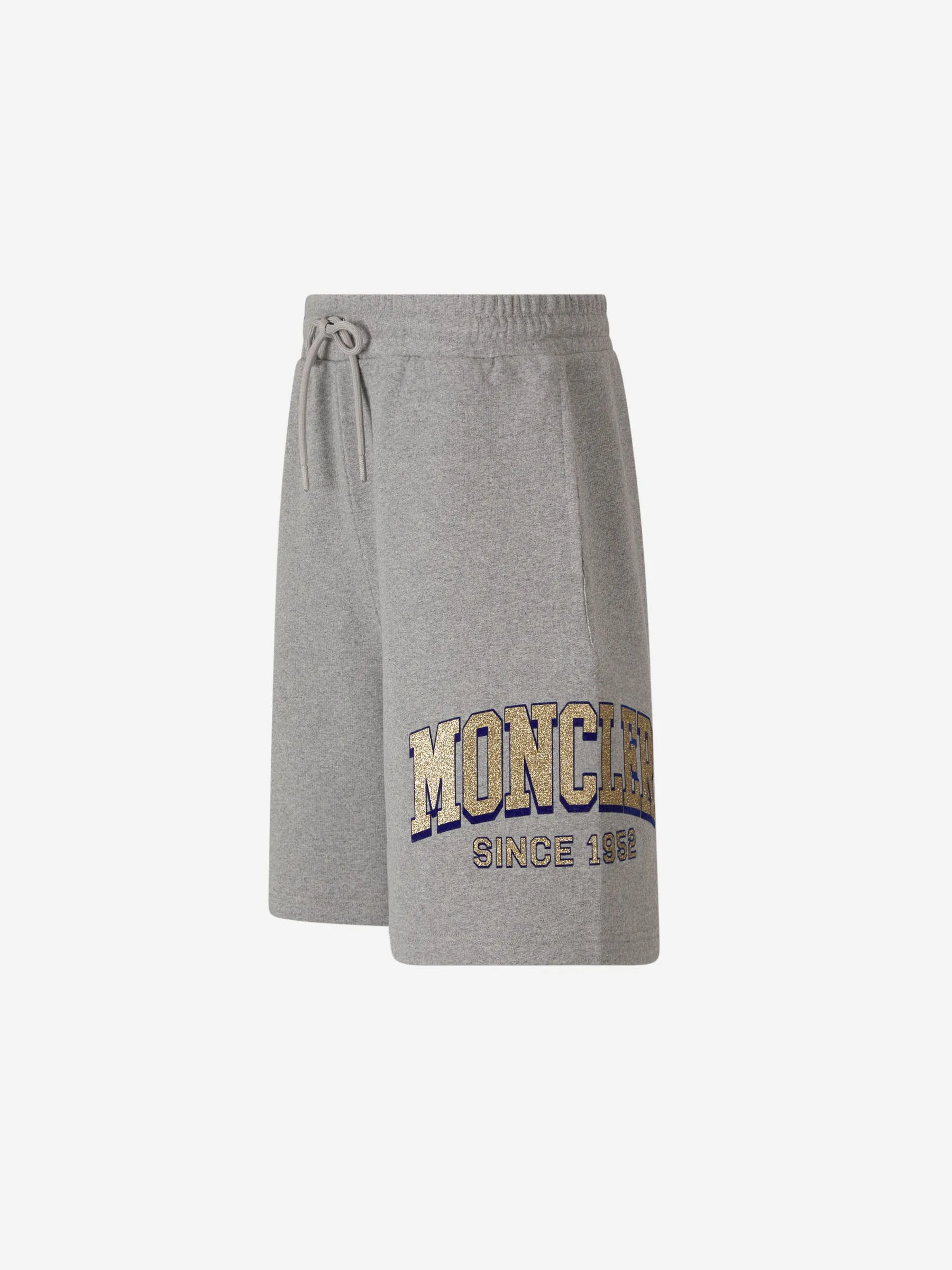 Moncler Shiny Logo Bermuda Shorts 