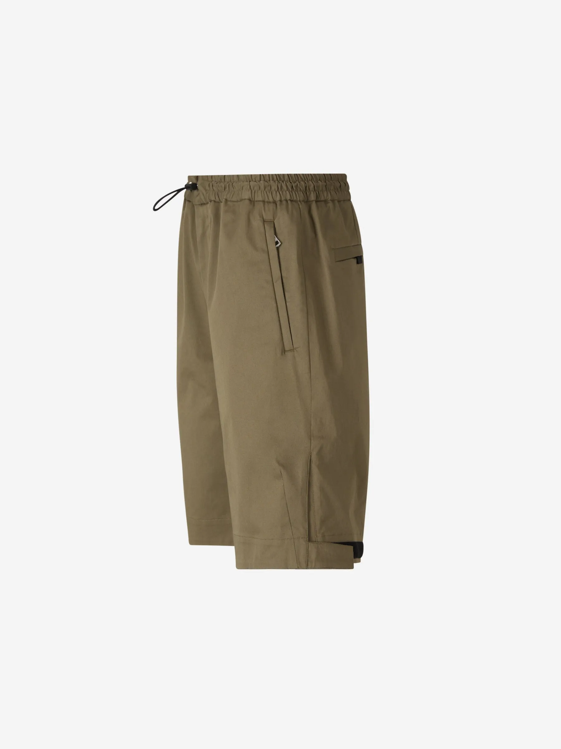 Moncler Side Slit Bermuda Shorts 