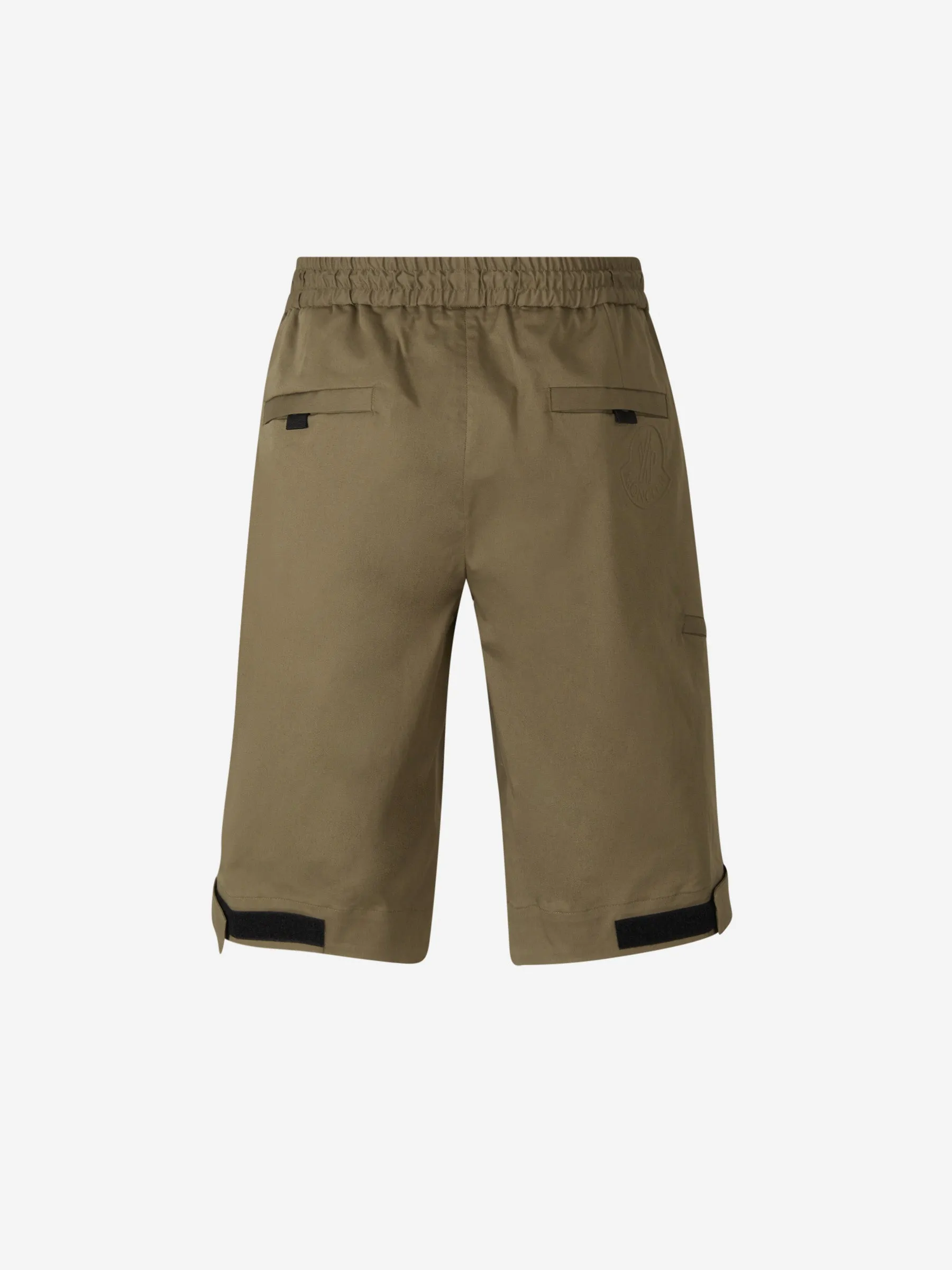 Moncler Side Slit Bermuda Shorts 