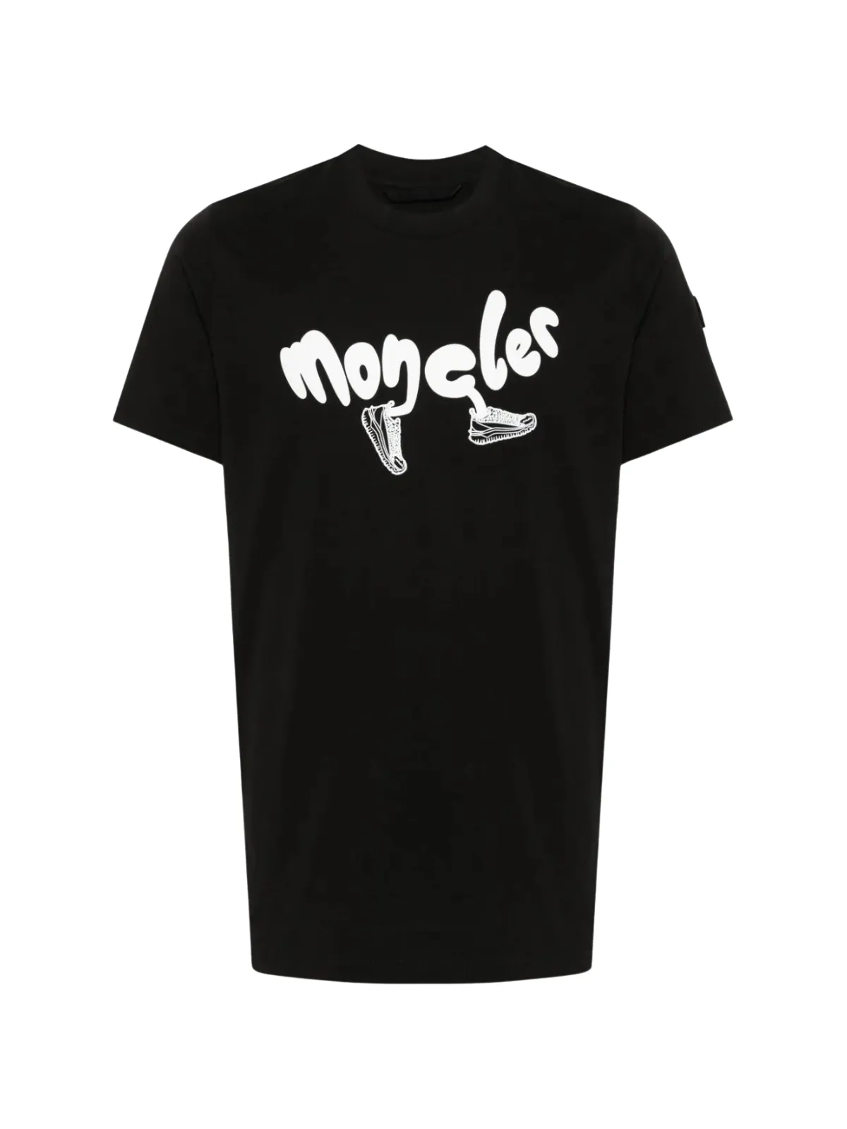 Moncler T-Shirt Logo Black