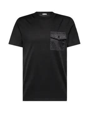 Moncler T-Shirt Pocket Black