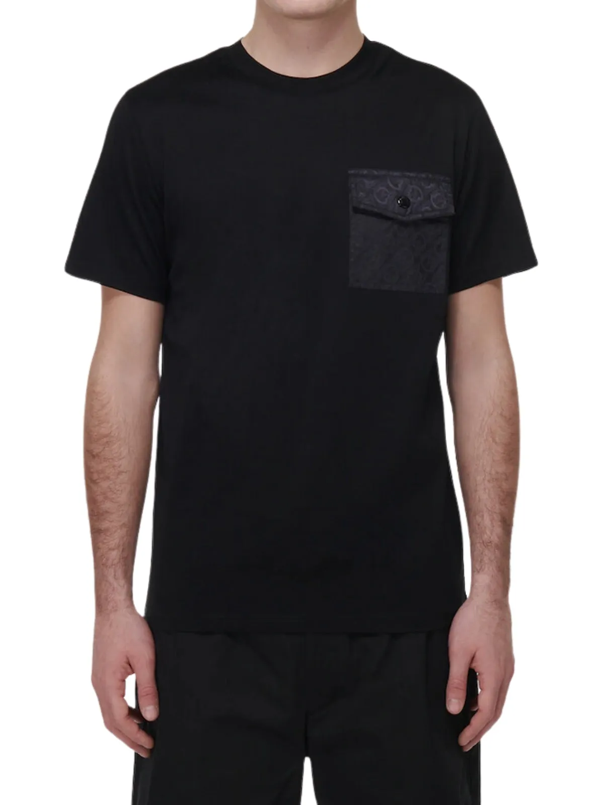 Moncler T-Shirt Pocket Black