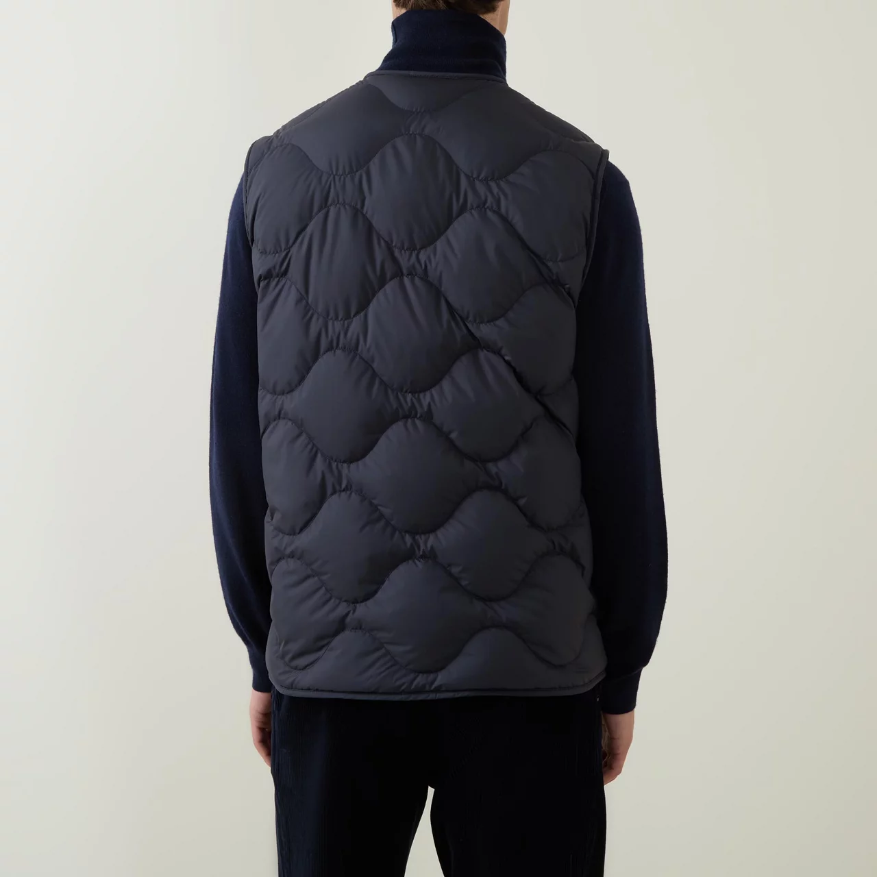 MONCLER Tambosi Quilted Gilet - Navy