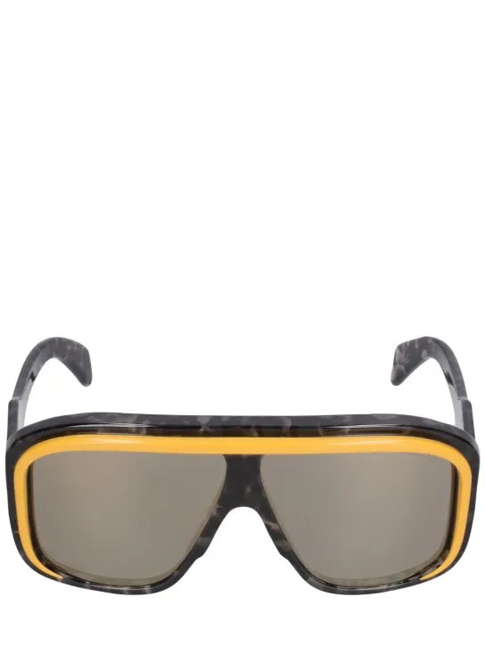 Moncler   Vintage-inspired shield sunglasses 