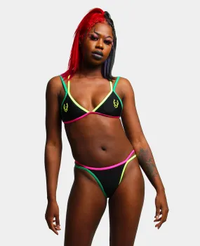 MULTI NEON LOGO BIKINI