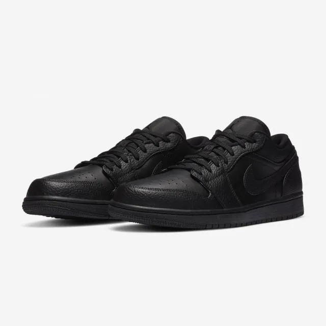 Nike Air Jordan 1 Low (Triple Black/ Black) Men US 8-13