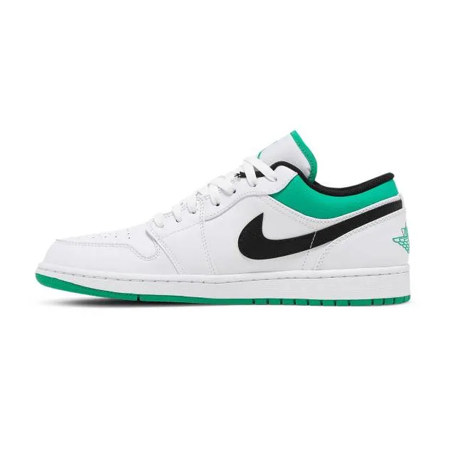 Nike Air Jordan 1 Low (White Lucky Green/ White/ Stadium...