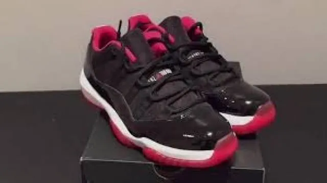 Nike Air Jordan 11 XI Bred Low US 11 UK 10