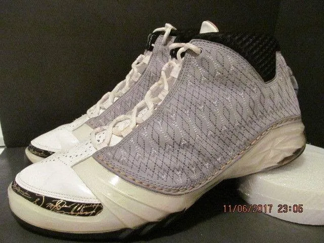 Nike Air Jordan 23 XX3 (XXIII) White/Stealth-Black-Metal...