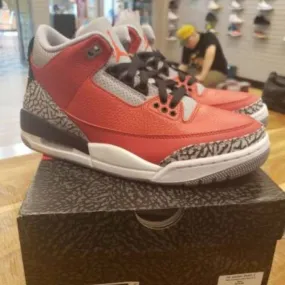 Nike Air Jordan 3 Retro U CU2277 600 6.5 Fire Red Cement...