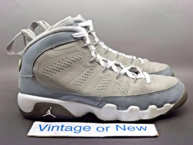 Nike Air Jordan IX 9 Cool Grey Retro GS 2012 sz 6.5Y