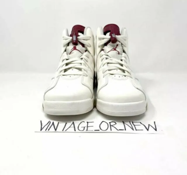 Nike Air Jordan VI 6 Maroon Retro 2015 BG GS 836342-115 ...