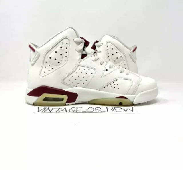 Nike Air Jordan VI 6 Maroon Retro 2015 BG GS 836342-115 ...