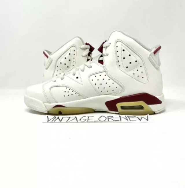 Nike Air Jordan VI 6 Maroon Retro 2015 BG GS 836342-115 ...