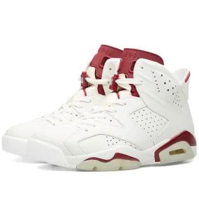 Nike Air Jordan VI RetroOff White & Maroon