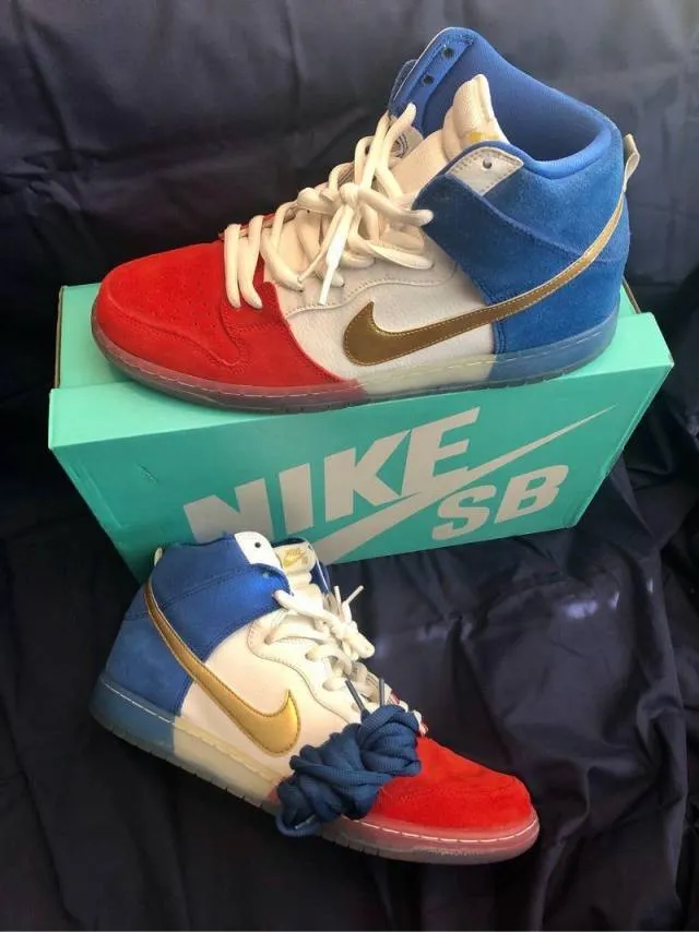 NIKE SB DUNK HIGH PREMIUM SB "TRICOLOR USA"  SZ 13