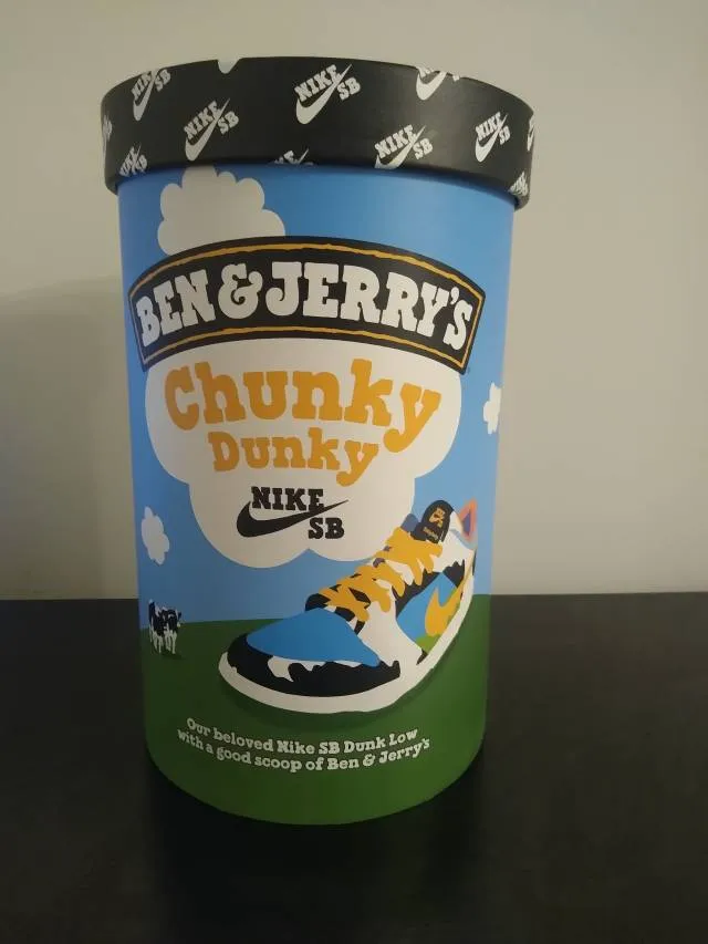 Nike SB Dunk Low Ben & Jerry's Chunky Dunky F&F Packaging