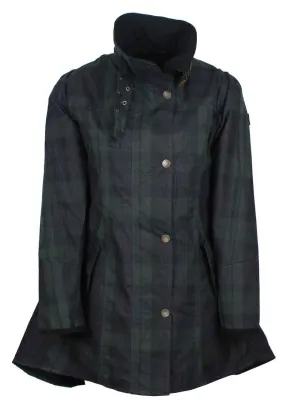 Oxford Blue Women’s Katrina Wax Jacket – Tartan