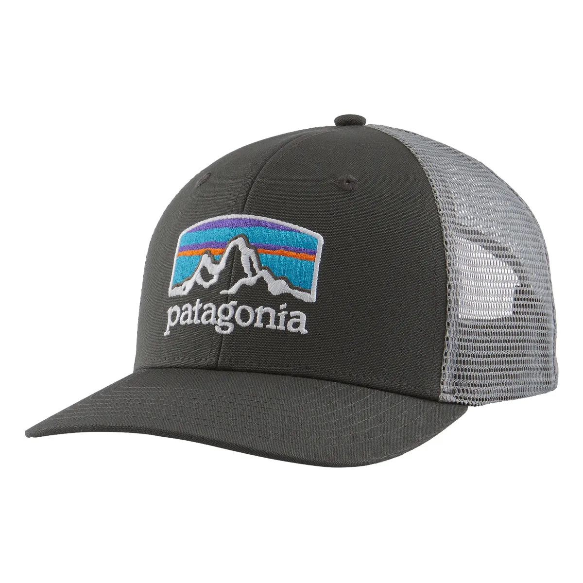 Patagonia Fitz Roy Horizons Trucker Hat Forge Grey