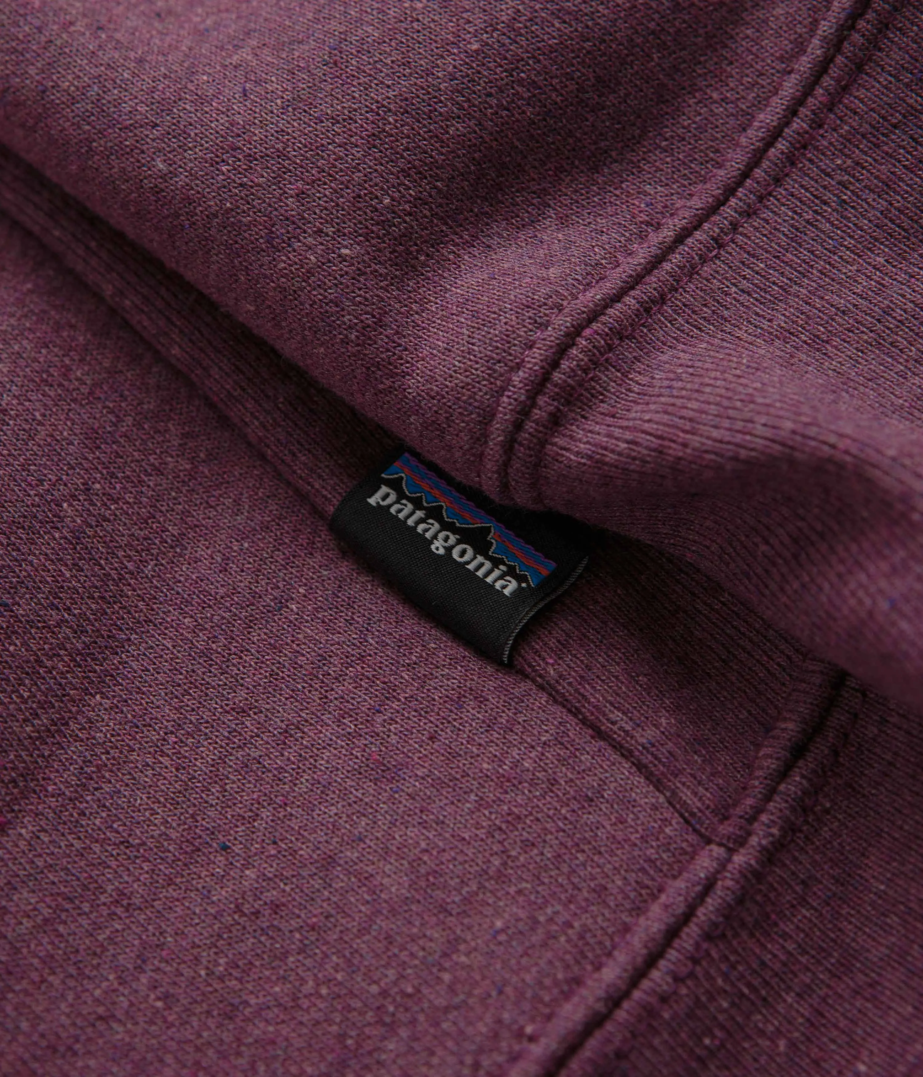 Patagonia Fitz Roy Icon Uprisal Crewneck Sweatshirt - Mystery Mauve