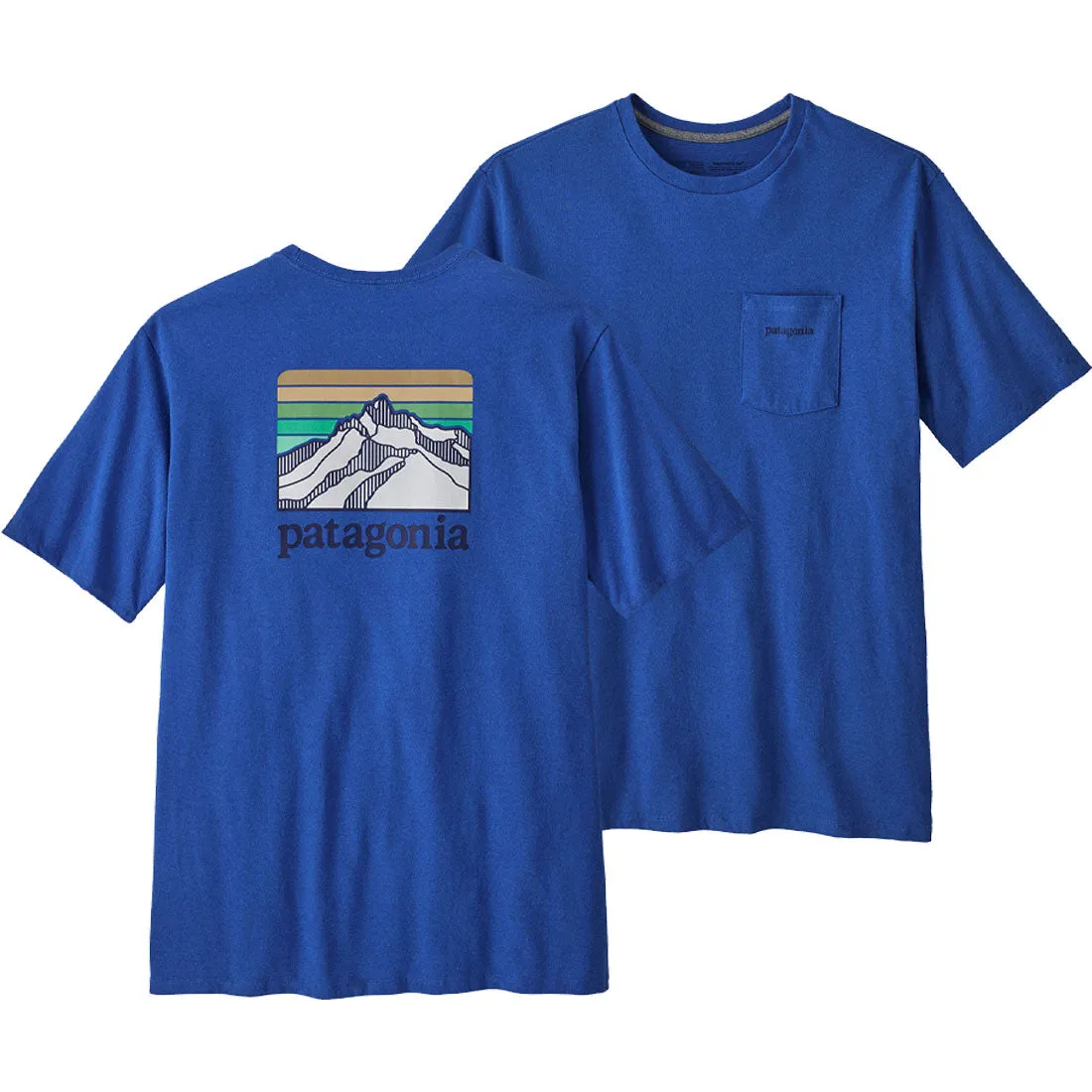 Patagonia Line Logo Ridge Pocket Responsibili-Tee - Men's