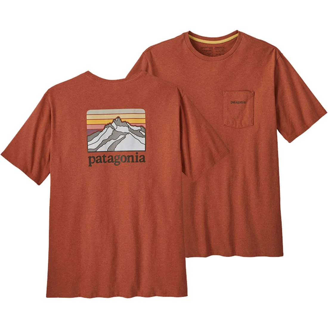 Patagonia Line Logo Ridge Pocket Responsibili-Tee - Men's