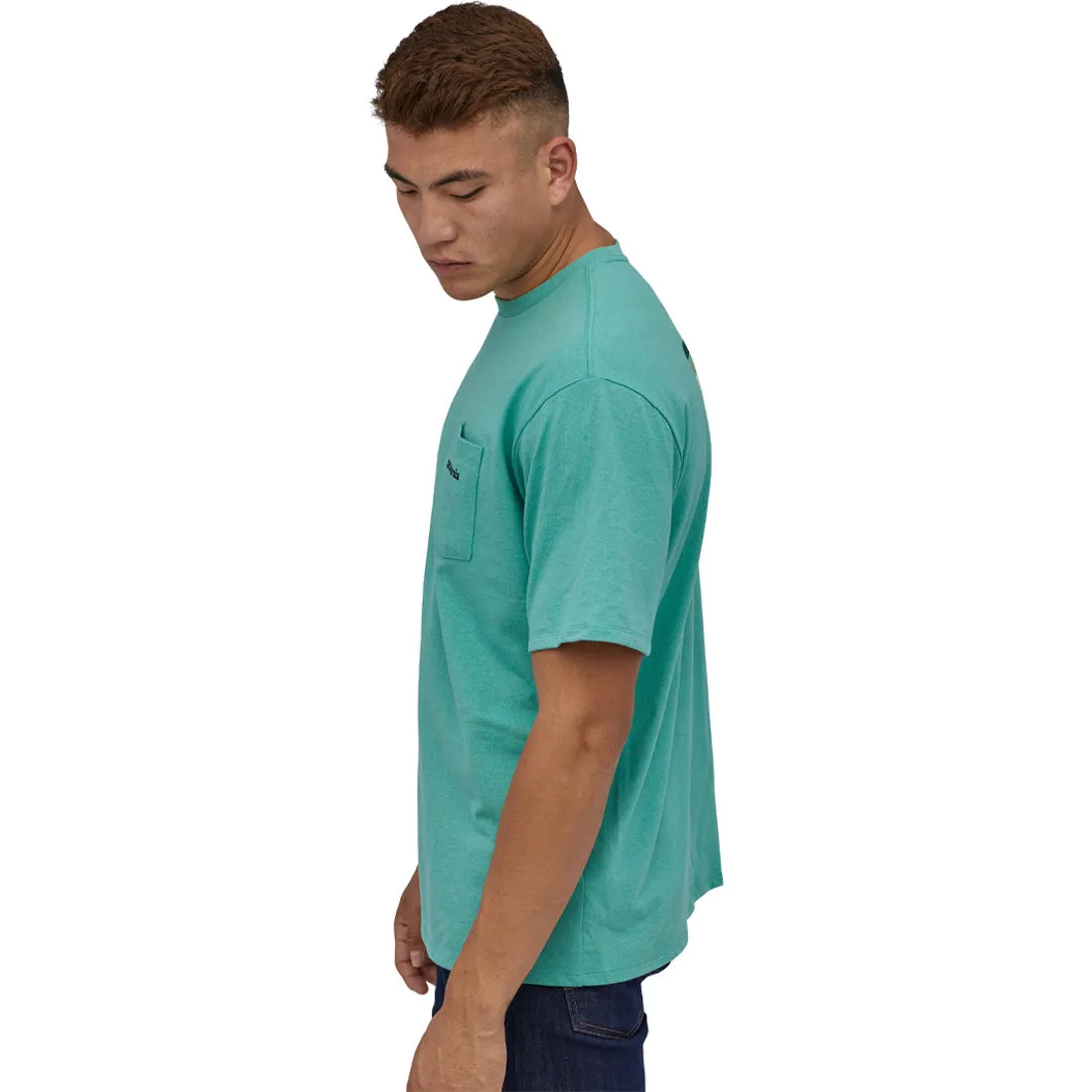 Patagonia Line Logo Ridge Pocket Responsibili-Tee - Men's