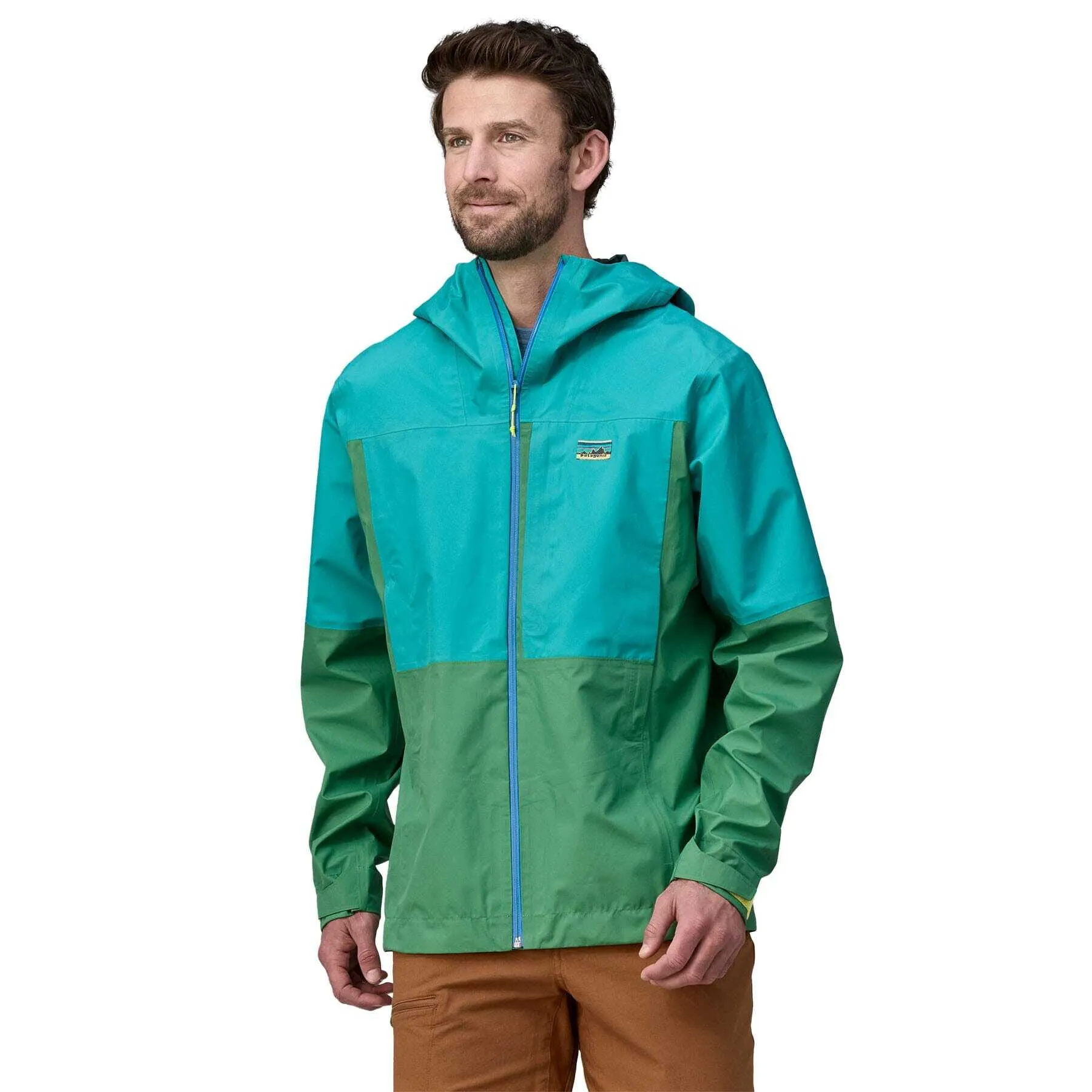 Patagonia Men's Boulder Fork Rain Jacket, Gather Green / M