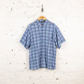 Patagonia Short Sleeve Check Shirt - Blue - XL