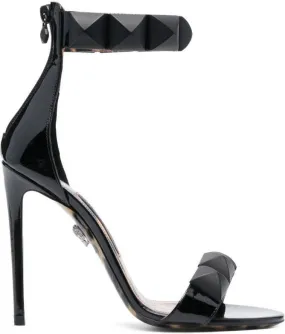 Philipp Plein rockstud embellished 115mm sandals Black